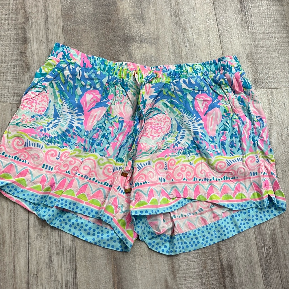 Lilly Pulitzer Katia Shorts Fished My Wish Size S